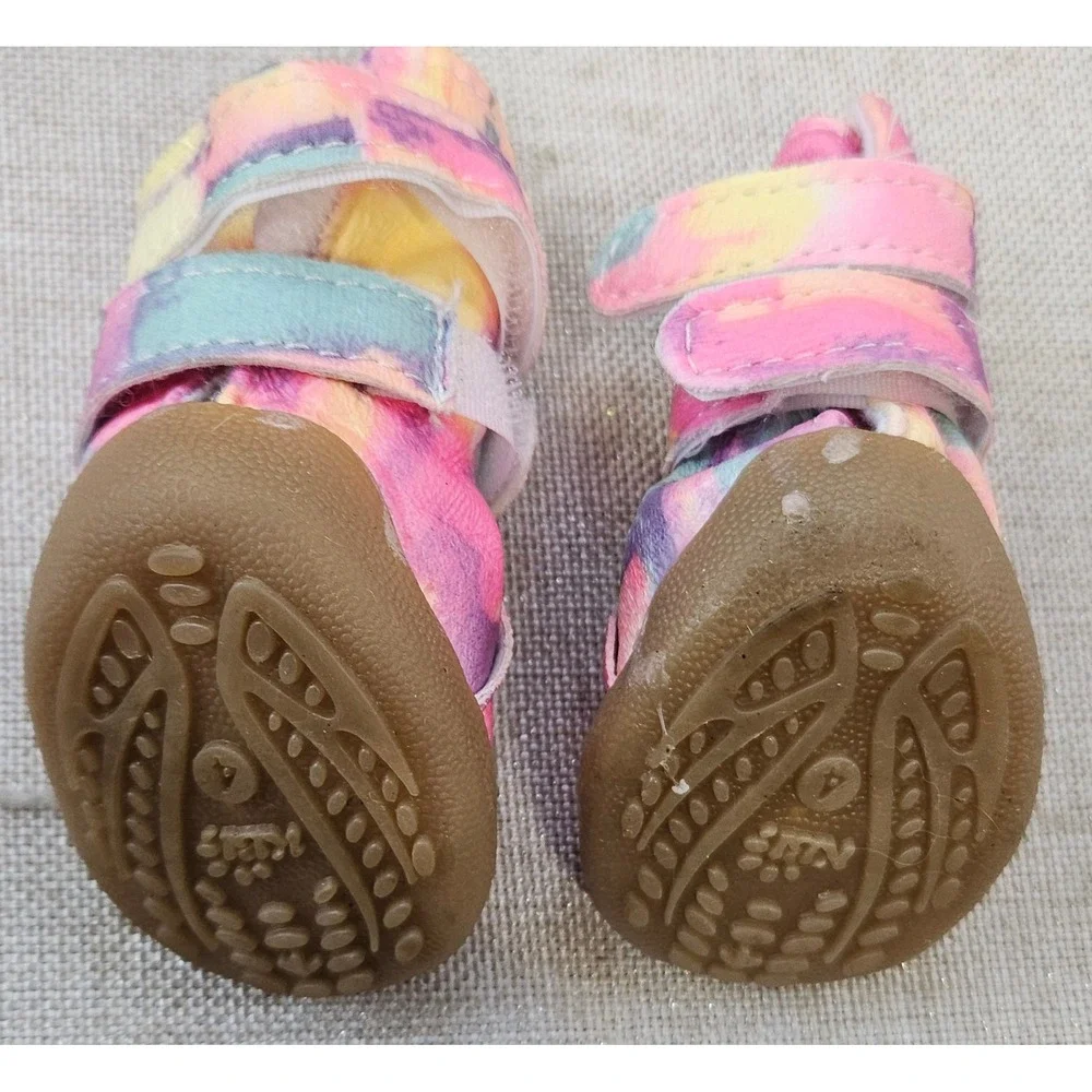 Michaels Unicorn Pet Costume Small White Pink Rainbow Wings Booties Set 550229